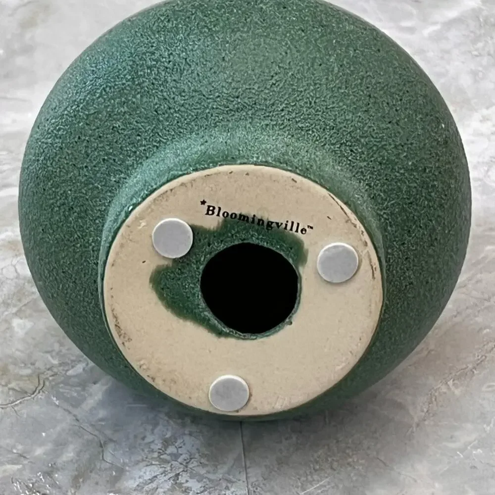 Bloomingville Green Ceramic Candle Holder 7